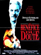 Benefit of the Doubt - French Movie Poster (xs thumbnail)