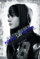 Justin Bieber: Never Say Never - Brazilian Movie Poster (xs thumbnail)