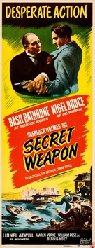 Sherlock Holmes and the Secret Weapon - Re-release movie poster (xs thumbnail)