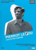 Pierrot le fou - French DVD movie cover (xs thumbnail)