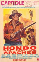Hondo and the Apaches - Belgian Movie Poster (xs thumbnail)