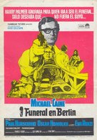 Funeral in Berlin - Spanish Movie Poster (xs thumbnail)