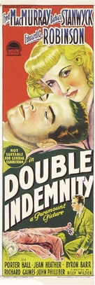 Double Indemnity - Australian Theatrical movie poster (xs thumbnail)