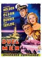 Submarine Command - Belgian Movie Poster (xs thumbnail)