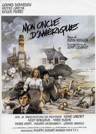 Mon oncle d&#039;Am&eacute;rique - Italian Movie Poster (xs thumbnail)