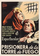 La prigioniera della torre di fuoco - Cuban Movie Poster (xs thumbnail)