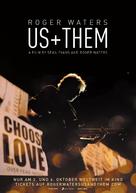 Roger Waters: Us + Them - German Movie Poster (xs thumbnail)
