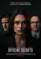Official Secrets - Dutch Movie Poster (xs thumbnail)
