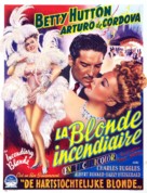 Incendiary Blonde - Belgian Movie Poster (xs thumbnail)