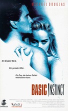 Basic Instinct - German VHS movie cover (xs thumbnail)