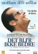 As Good As It Gets - Danish DVD movie cover (xs thumbnail)