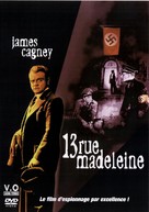 13 Rue Madeleine - French DVD movie cover (xs thumbnail)