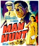 Man Hunt - British Movie Cover (xs thumbnail)