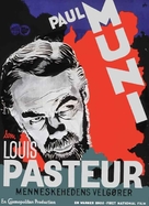 The Story of Louis Pasteur - Danish Movie Poster (xs thumbnail)