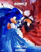 Sonic the Hedgehog 3 - Brazilian Movie Poster (xs thumbnail)