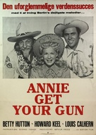 Annie Get Your Gun - Danish Movie Poster (xs thumbnail)