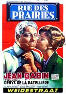 Rue des Prairies - Belgian Movie Poster (xs thumbnail)