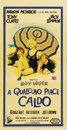 Some Like It Hot - Italian Movie Poster (xs thumbnail)