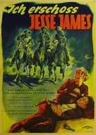 I Shot Jesse James - German Movie Poster (xs thumbnail)