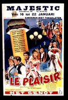 Le plaisir - Belgian Movie Poster (xs thumbnail)