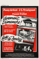 Vivement dimanche! - Belgian Movie Poster (xs thumbnail)