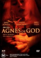 Agnes of God - Australian DVD movie cover (xs thumbnail)