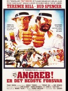 Non c&#039;&eacute; due senza quattro - Danish Movie Poster (xs thumbnail)