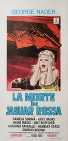 Der Tod im roten Jaguar - Italian Movie Poster (xs thumbnail)