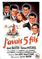 The Sullivans - French Movie Poster (xs thumbnail)