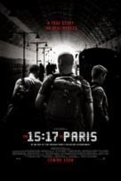 The 15:17 to Paris - British Movie Poster (xs thumbnail)