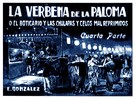 La verbena de la Paloma - Spanish Movie Poster (xs thumbnail)