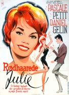 Julie la rousse - Danish Movie Poster (xs thumbnail)