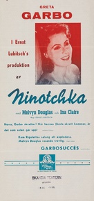 Ninotchka - Swedish Movie Poster (xs thumbnail)