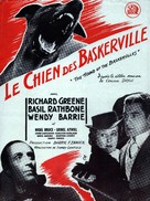 The Hound of the Baskervilles - French Movie Poster (xs thumbnail)