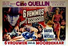 Sei donne per l&#039;assassino - Belgian Movie Poster (xs thumbnail)