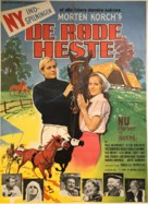 De r&oslash;de heste - Danish Movie Poster (xs thumbnail)