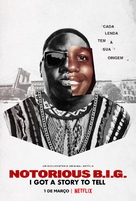 Biggie: I Got a Story to Tell - Portuguese Movie Poster (xs thumbnail)