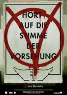 V for Vendetta - German Movie Poster (xs thumbnail)