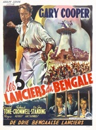 The Lives of a Bengal Lancer - Belgian Movie Poster (xs thumbnail)
