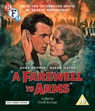 A Farewell to Arms - British Blu-Ray movie cover (xs thumbnail)