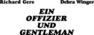 An Officer and a Gentleman - German Logo (xs thumbnail)