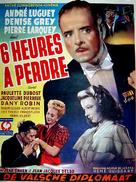 Six heures &agrave; perdre - Belgian Movie Poster (xs thumbnail)