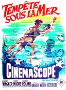 Beneath the 12-Mile Reef - French Movie Poster (xs thumbnail)