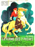 La ferme des sept p&eacute;ch&eacute;s - French Movie Poster (xs thumbnail)