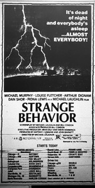 Strange Behavior - poster (xs thumbnail)