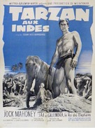 Tarzan Goes to India - French Movie Poster (xs thumbnail)