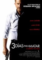 3 Days to Kill - Chilean Movie Poster (xs thumbnail)