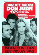 Don Juan ou Si Don Juan &eacute;tait une femme... - Belgian Movie Poster (xs thumbnail)