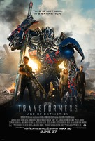 Transformers: Age of Extinction - Theatrical movie poster (xs thumbnail)