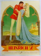 The Chronicle History of King Henry the Fifth with His Battell Fought at Agincourt in France - German Movie Poster (xs thumbnail)